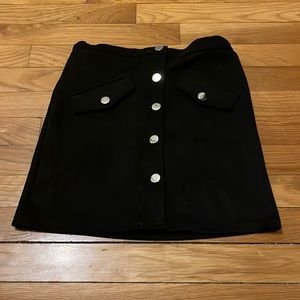 Girls Button Skirt